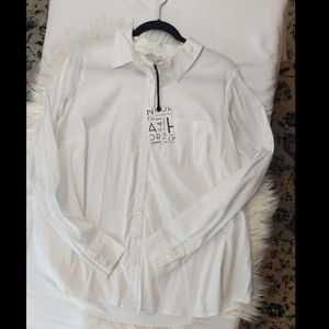 NWT 41 HAWTHORN Classic White Button down